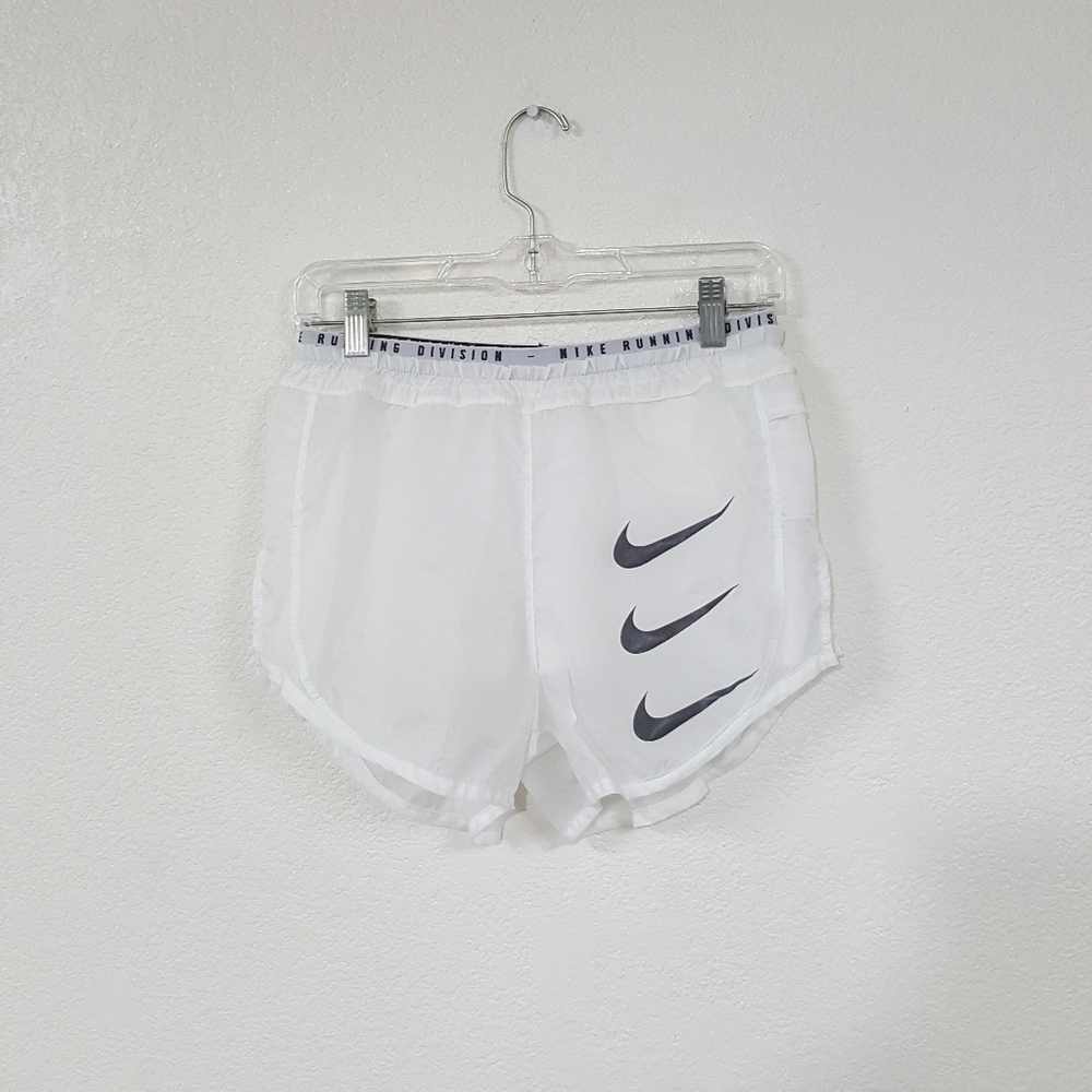 Nike Sz S Triple Swoosh Logo Jogging Shorts